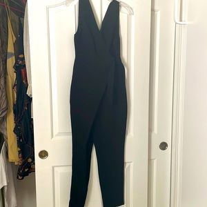 Bcbg black jumpsuit size 0